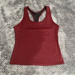 Burgundy tank top